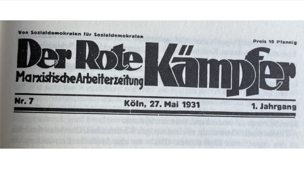Hans Mayer und die „Roten Kämpfer“