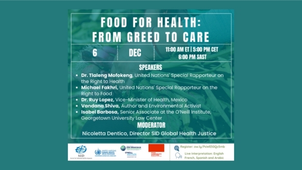 Food For Health: From Greed to Care
