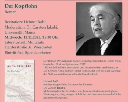 125 Jahre Anna Seghers' Roman Der Kopflohn