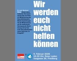 Wir werden Euch nicht helfen können