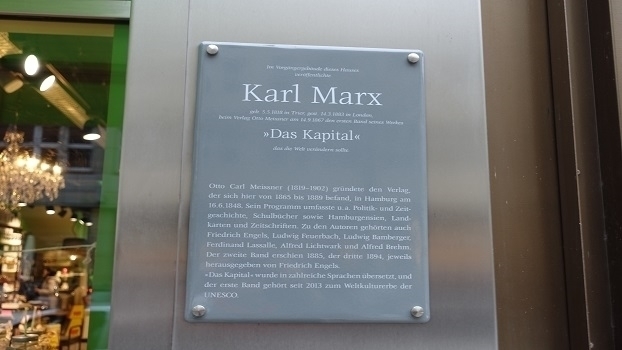 Marx bei seinem Verleger in Hamburg