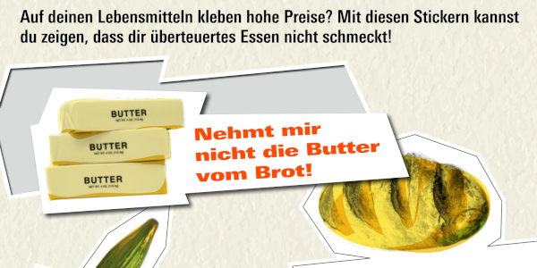Zu teures Essen? Kommt nicht in die Tüte!