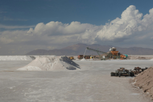 Umweltzerstörung für Lithium