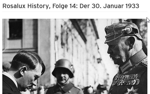 Rosalux History, Folge 14: Der 30. Januar 1933